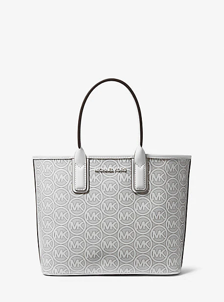 Jodie Small Logo Jacquard Tote Bag - Image 8