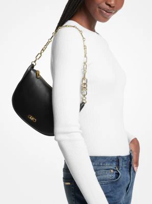 Kendall Small Leather Shoulder Bag - Image 4