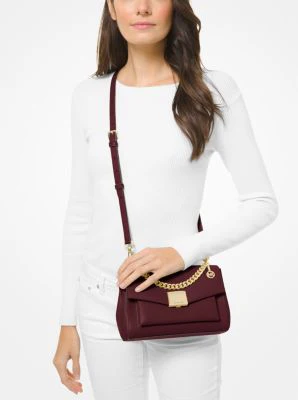 Lita Medium Leather Crossbody Bag - Image 11