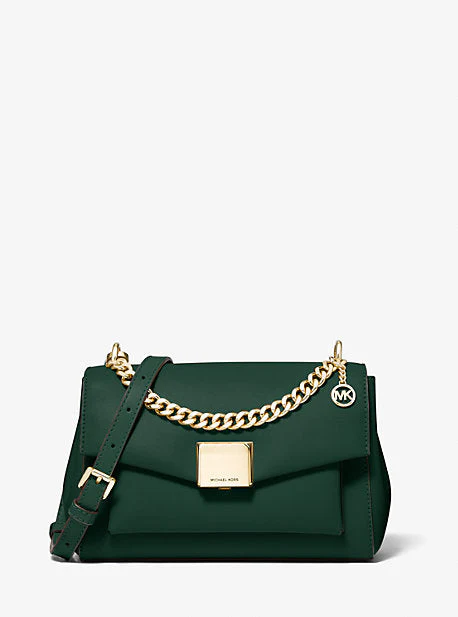 Lita Medium Leather Crossbody Bag - Image 17
