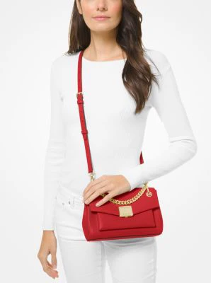 Lita Medium Leather Crossbody Bag - Image 66