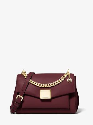 Lita Medium Leather Crossbody Bag - Image 8
