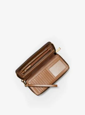 Logo Stripe Continental Wristlet - Image 10