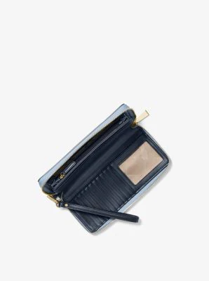 Logo Stripe Continental Wristlet - Image 25