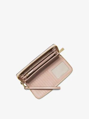 Logo Stripe Continental Wristlet - Image 3