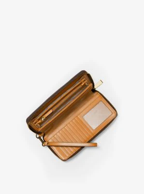 Logo Stripe Continental Wristlet - Image 33