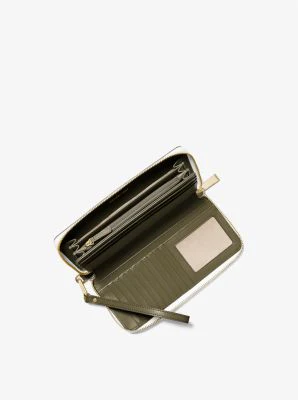 Logo Stripe Continental Wristlet - Image 45