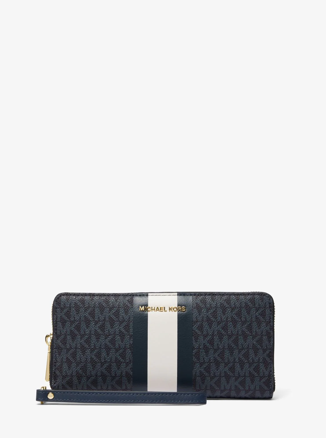 Logo Stripe Continental Wristlet - Image 49