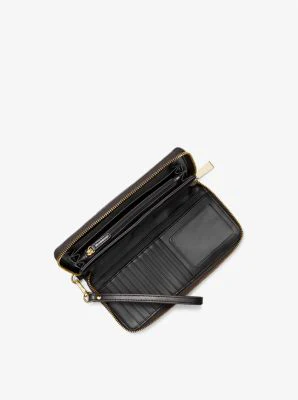 Logo Stripe Continental Wristlet - Image 7