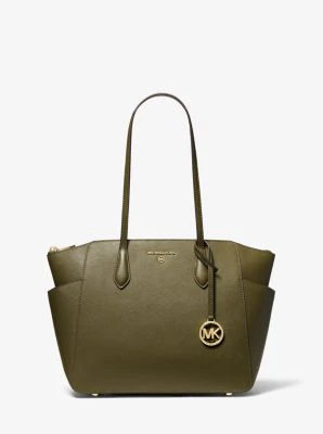 Marilyn Medium Saffiano Leather Tote Bag - Image 10