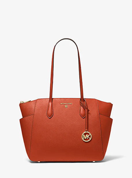 Marilyn Medium Saffiano Leather Tote Bag - Image 13