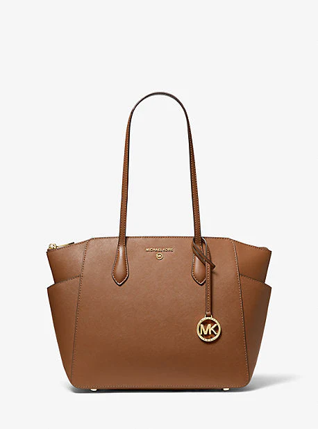 Marilyn Medium Saffiano Leather Tote Bag - Image 5