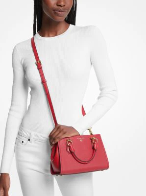 Marilyn Small Saffiano Leather Crossbody Bag - Image 14