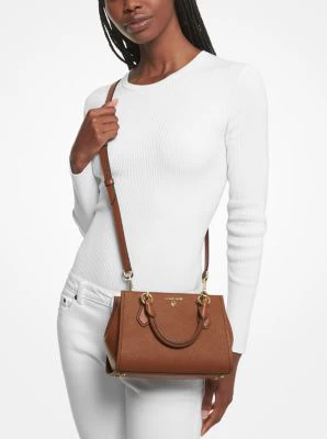 Marilyn Small Saffiano Leather Crossbody Bag - Image 8