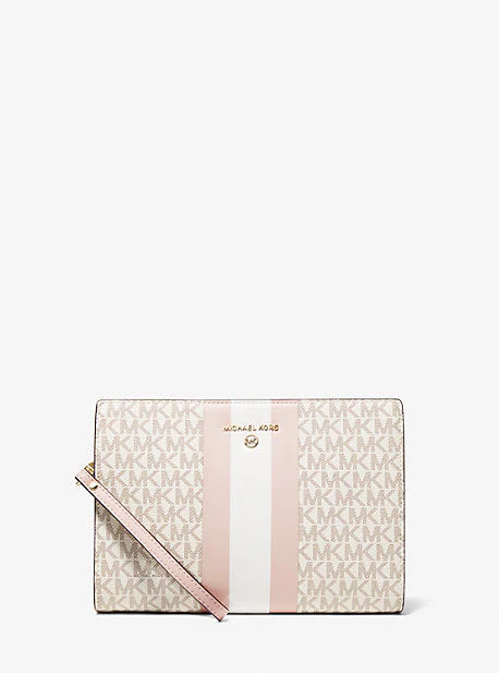 Medium Logo Stripe Zip Pouch - Image 10