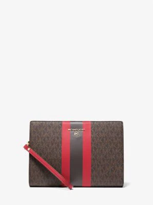 Medium Logo Stripe Zip Pouch - Image 15