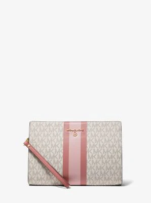 Medium Logo Stripe Zip Pouch - Image 21