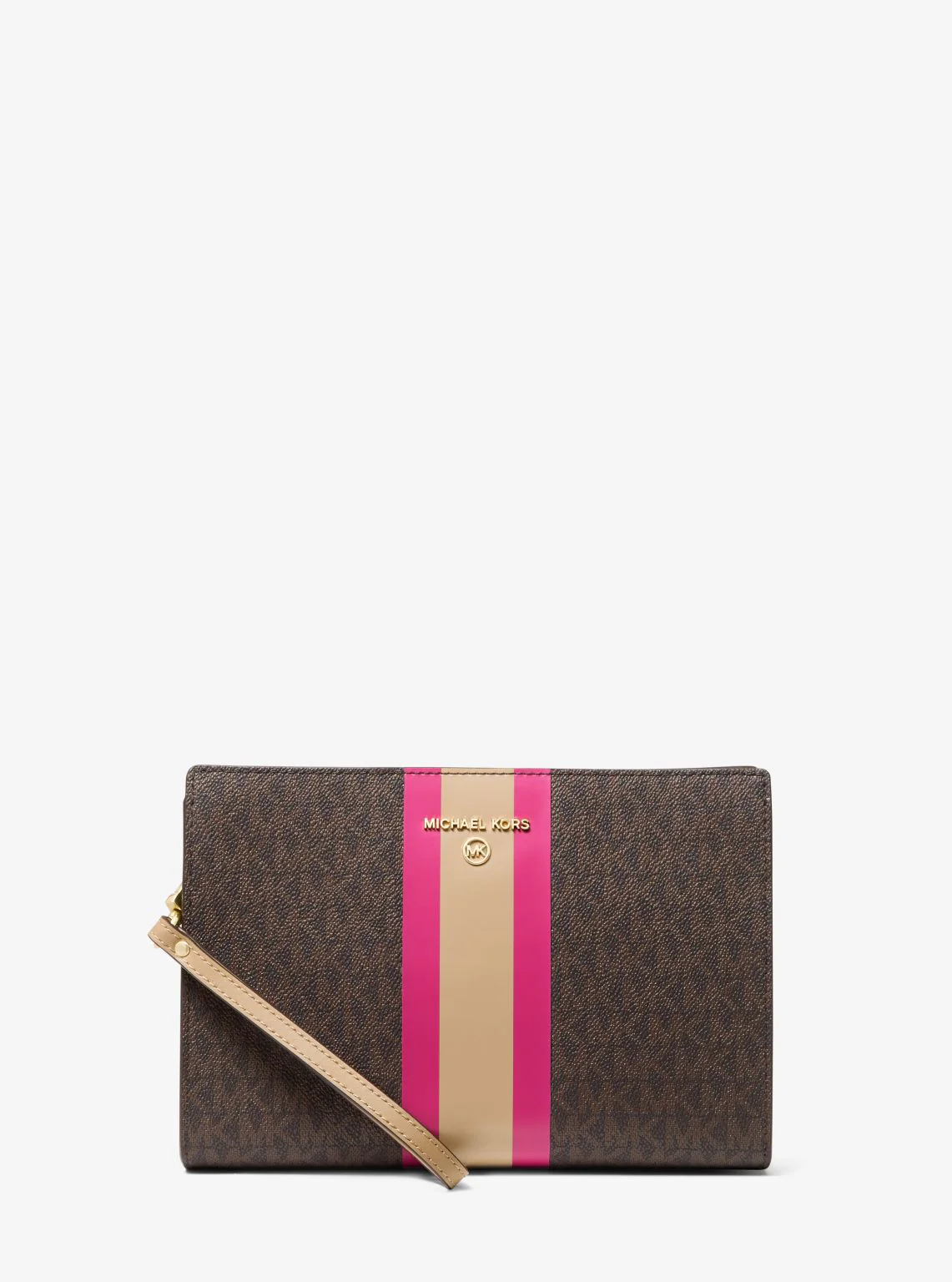 Medium Logo Stripe Zip Pouch - Image 32