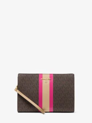 Medium Logo Stripe Zip Pouch - Image 33