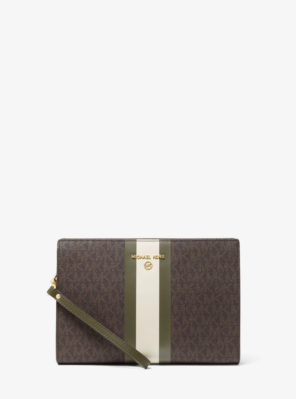 Medium Logo Stripe Zip Pouch - Image 35