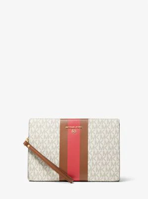 Medium Logo Stripe Zip Pouch - Image 39