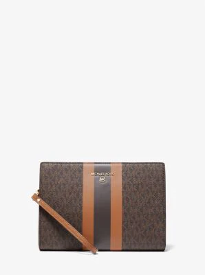 Medium Logo Stripe Zip Pouch - Image 6