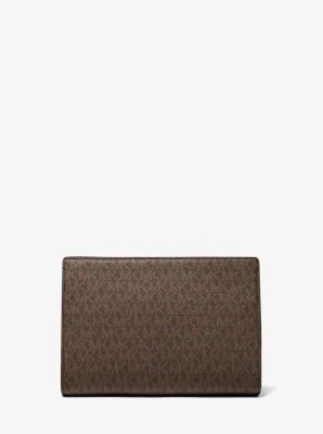 Medium Logo Stripe Zip Pouch - Image 8