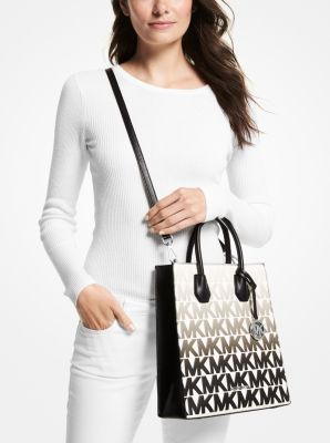 Mercer Medium Graphic Logo Print Faux Leather Crossbody Bag - Image 4