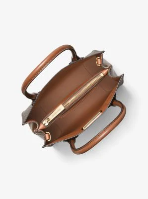 Mercer Medium Logo and Leather Accordion Crossbody Bag - Image 7