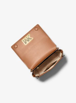Mimi Medium Leather Messenger Bag - Image 11