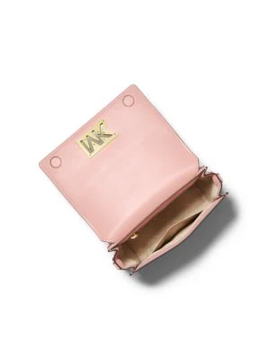 Mimi Medium Leather Messenger Bag - Image 15