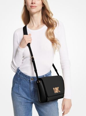 Mimi Medium Leather Messenger Bag - Image 27