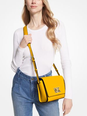 Mimi Medium Leather Messenger Bag - Image 4