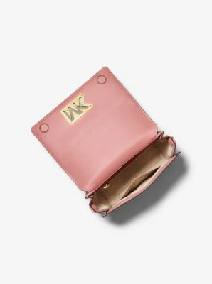 Mimi Medium Leather Messenger Bag - Image 7