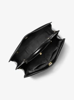 Penelope Large Leather Satchel - Image 3