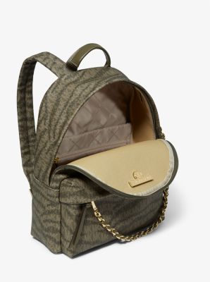 Slater Medium Animal Print Logo Backpack - Image 13