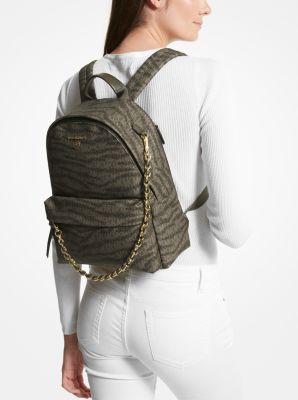 Slater Medium Animal Print Logo Backpack - Image 15