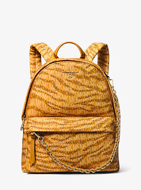 Slater Medium Animal Print Logo Backpack - Image 6