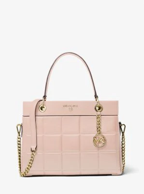 Susan Medium Quilted Leather Satchel - Image 6
