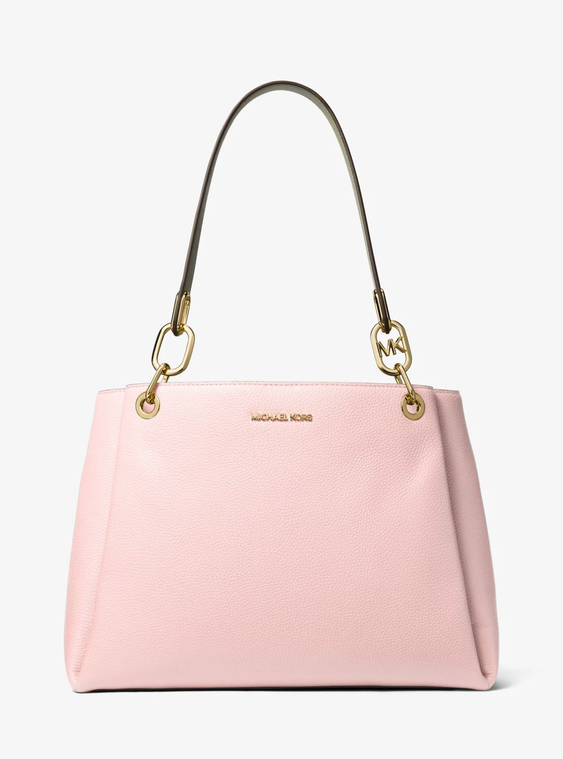 Trisha Large Pebbled Leather Shoulder Bag - Image 13