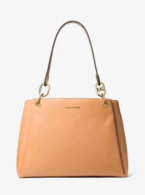 Trisha Large Pebbled Leather Shoulder Bag - Image 18