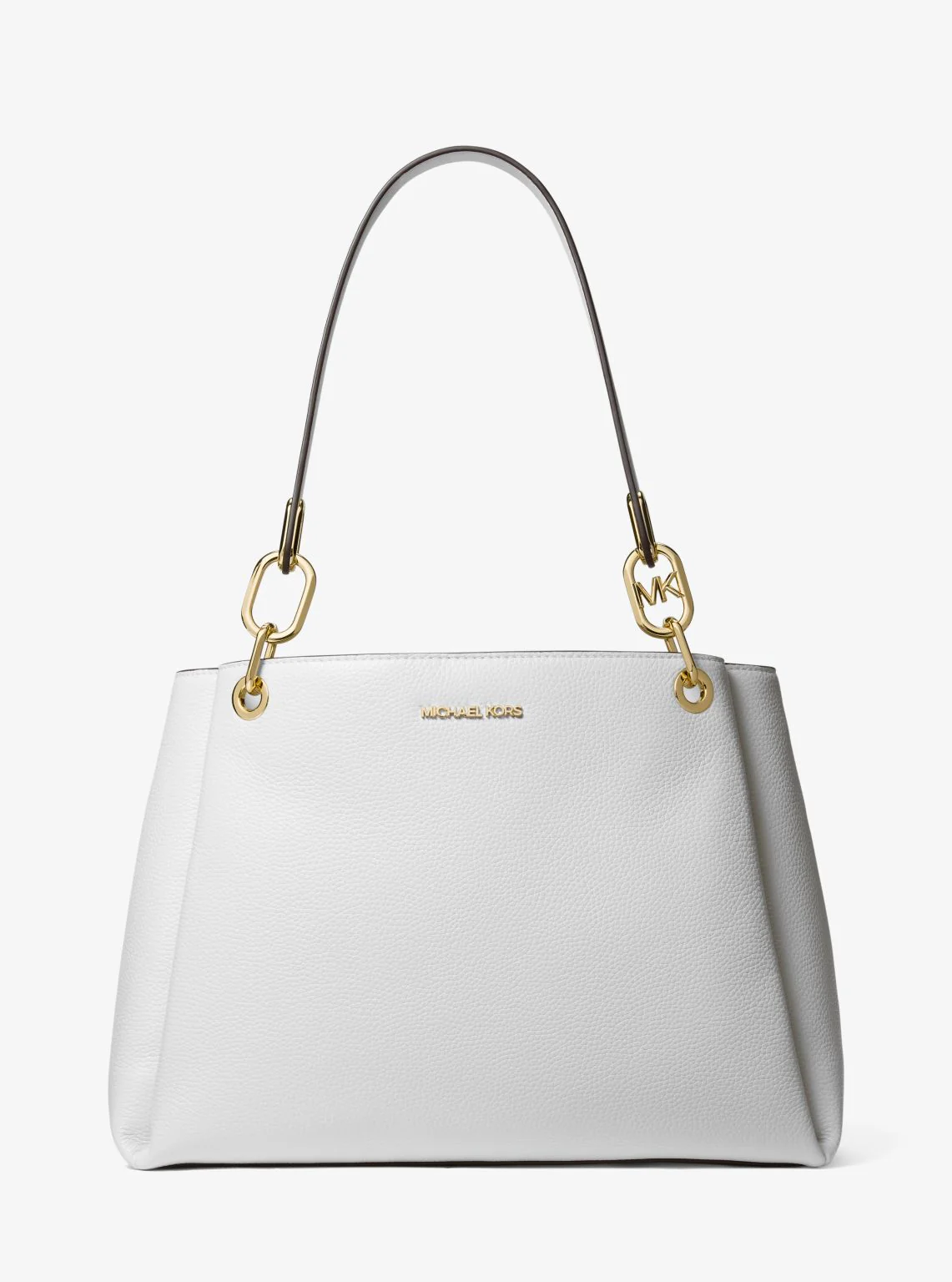 Trisha Large Pebbled Leather Shoulder Bag - Image 5