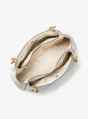 Trisha Large Pebbled Leather Shoulder Bag - Image 7