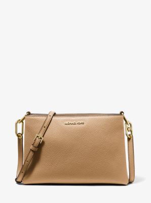 Trisha Medium Pebbled Leather Crossbody Bag - Image 10