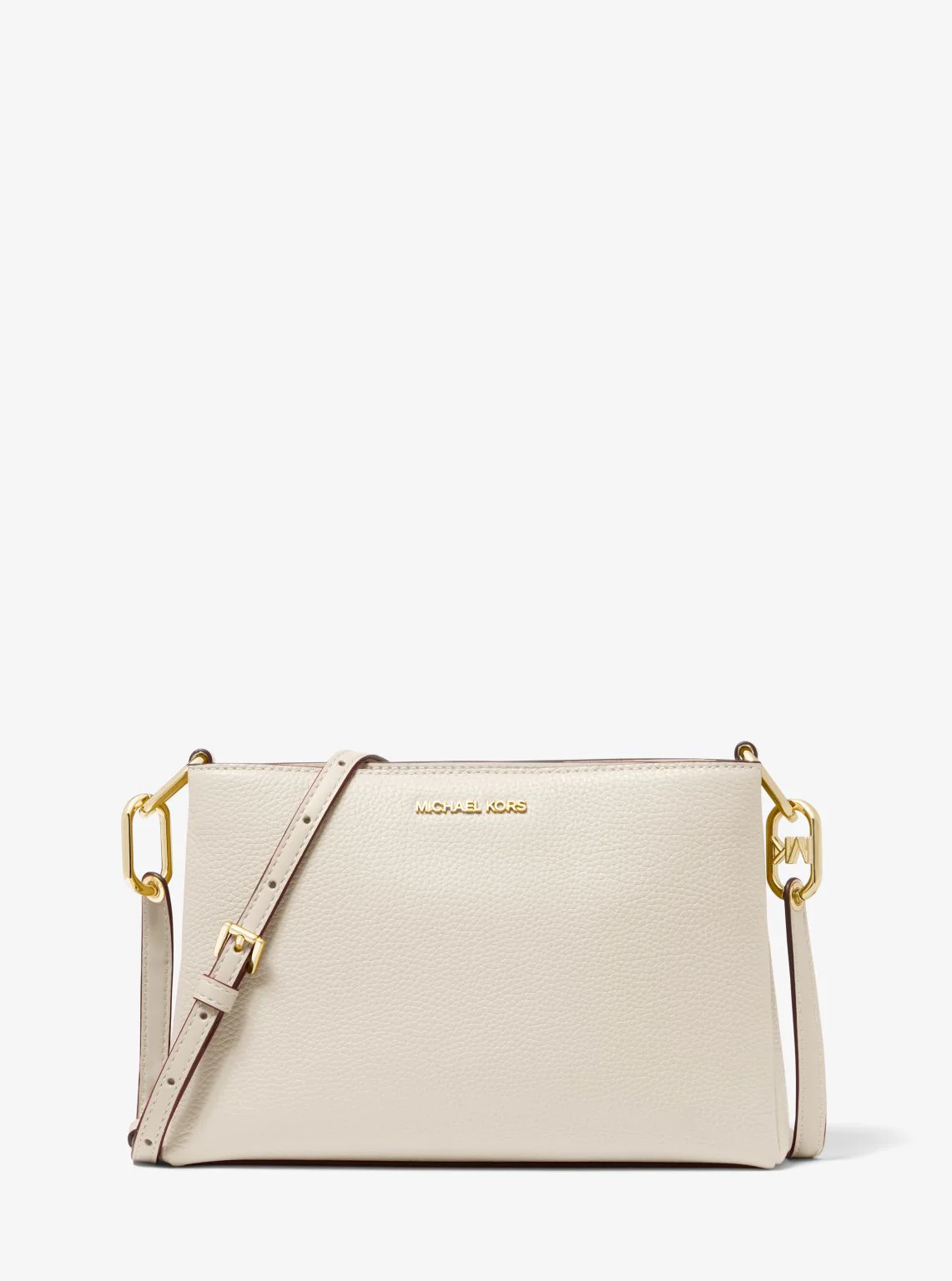 Trisha Medium Pebbled Leather Crossbody Bag - Image 13