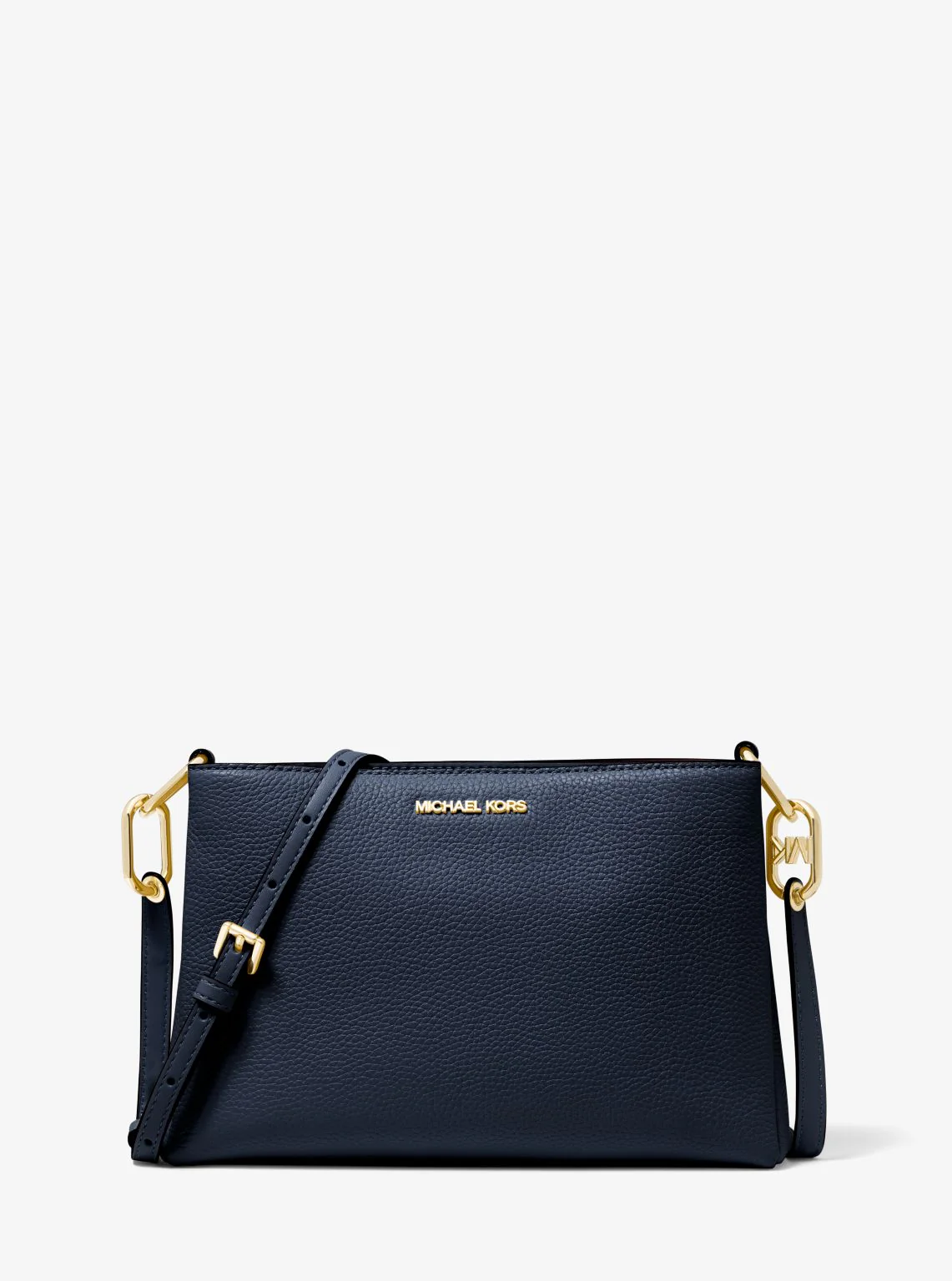 Trisha Medium Pebbled Leather Crossbody Bag - Image 17