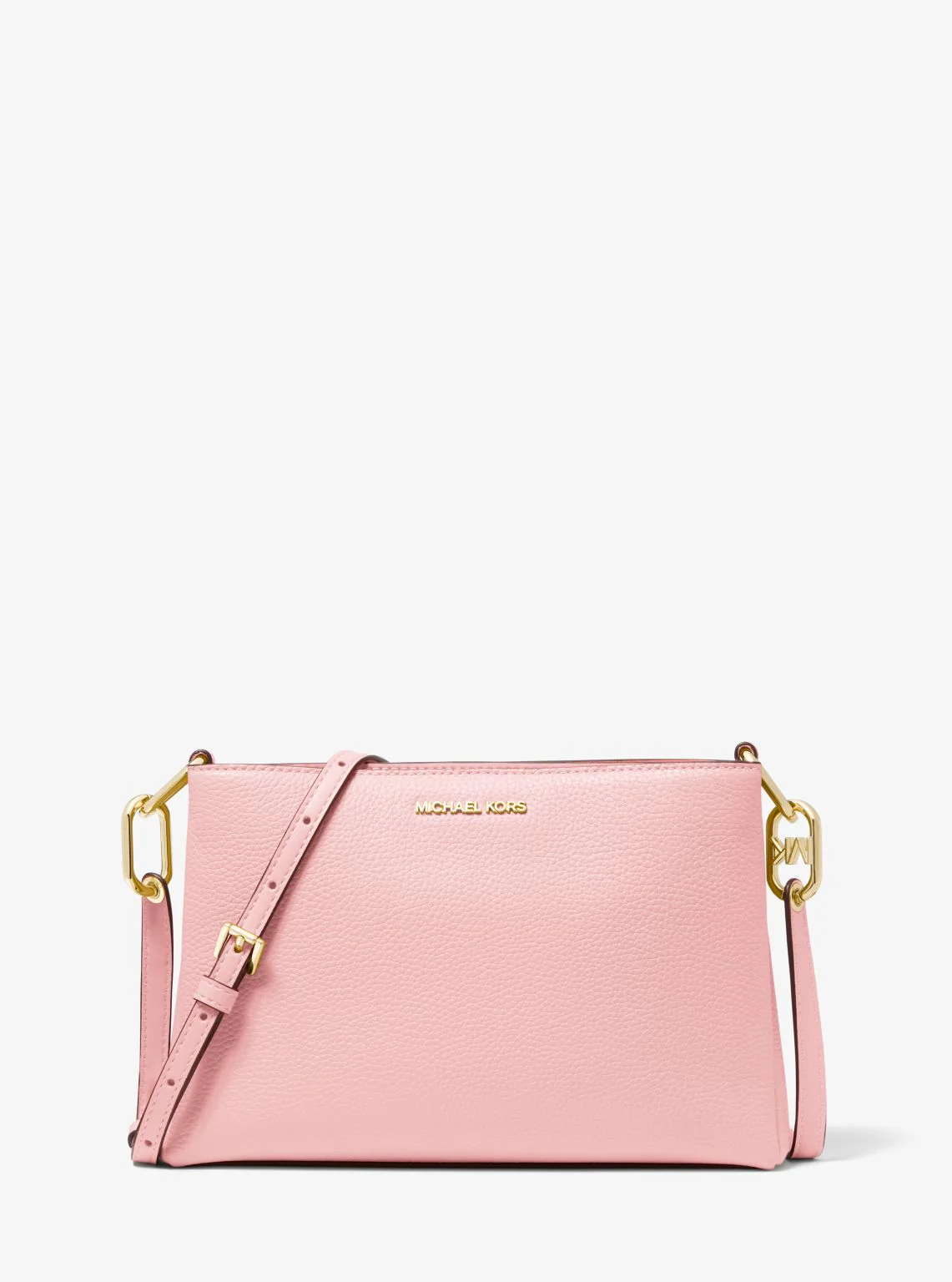 Trisha Medium Pebbled Leather Crossbody Bag - Image 21