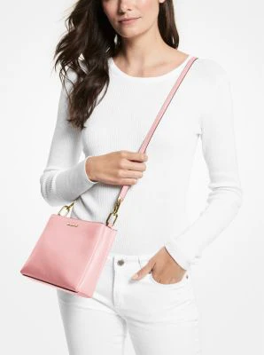Trisha Medium Pebbled Leather Crossbody Bag - Image 24