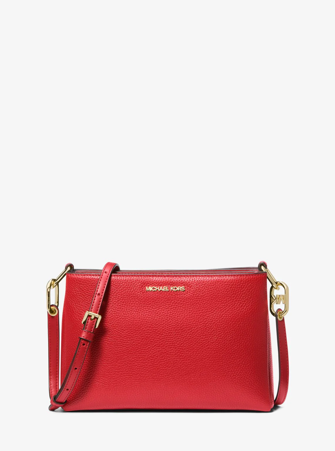 Trisha Medium Pebbled Leather Crossbody Bag - Image 25