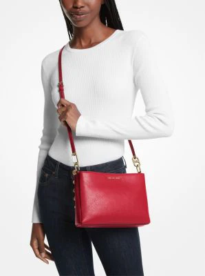 Trisha Medium Pebbled Leather Crossbody Bag - Image 28